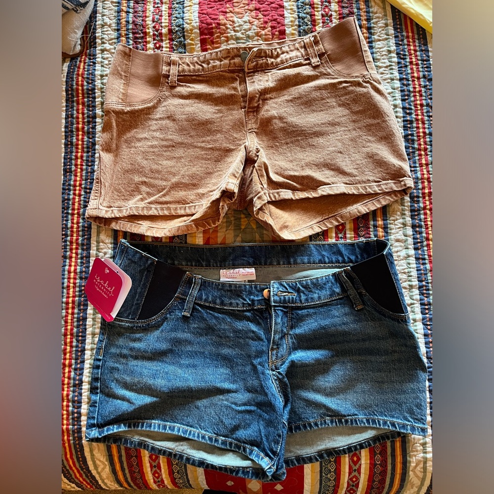 Maternity Denim Shorts bundled